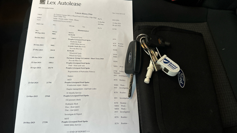 Ford Transit Custom 300 L1 Diesel Fwd 2.0 EcoBlue 130ps High Roof Leader Van